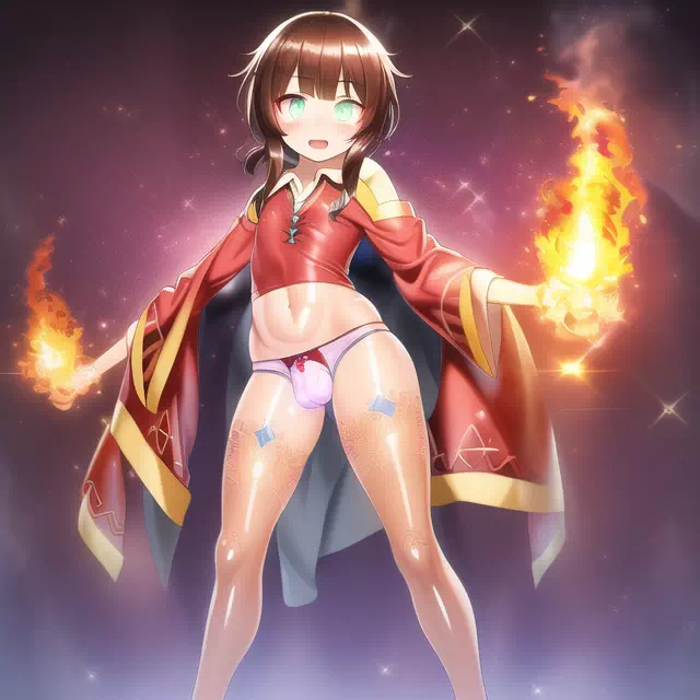 Femboy Megumin Burnin