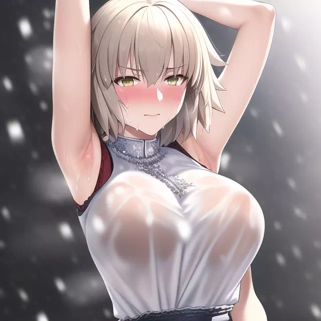 ワキを見せろ、と命令されるjeanne d’arc alter?