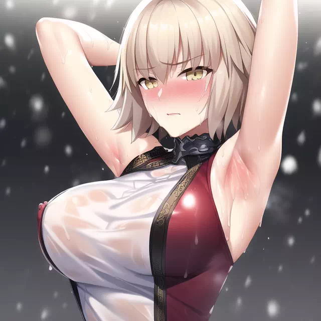 ワキを見せろ、と命令されるjeanne d’arc alter?