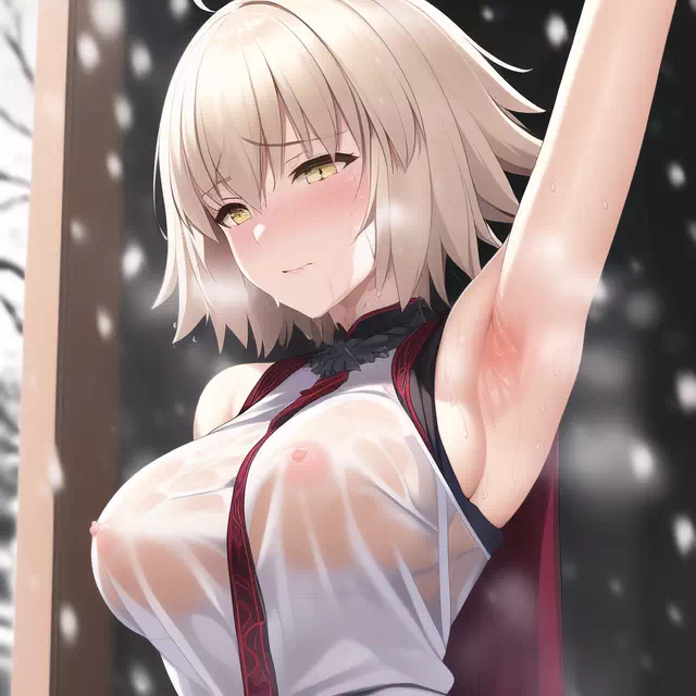 ワキを見せろ、と命令されるjeanne d’arc alter?