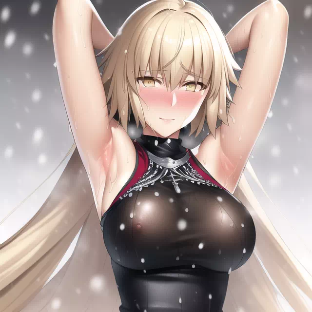 ワキを見せろ、と命令されるjeanne d’arc alter?