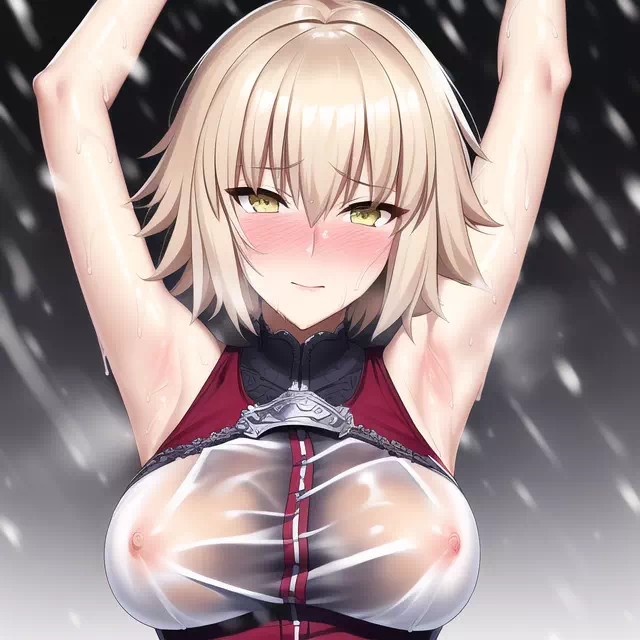 ワキを見せろ、と命令されるjeanne d’arc alter?