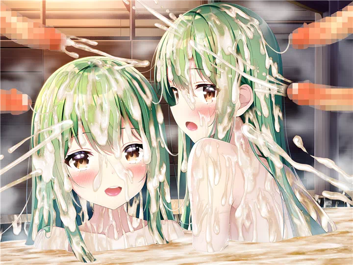 ザーメン風呂でドロドロな姉妹