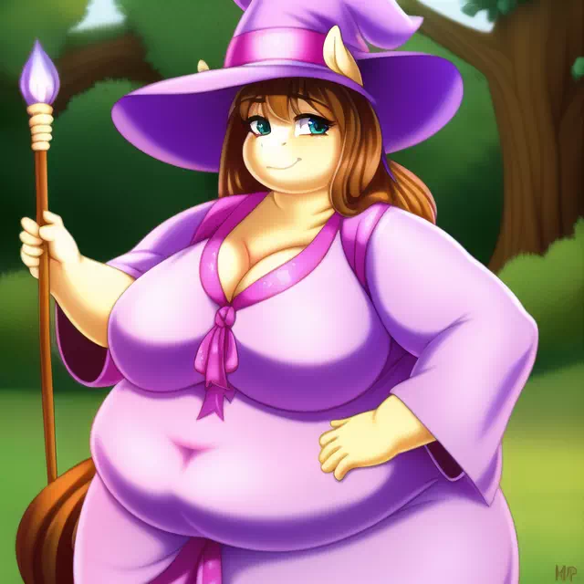 novelAI fat horse girl