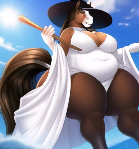 novelAI fat horse girl