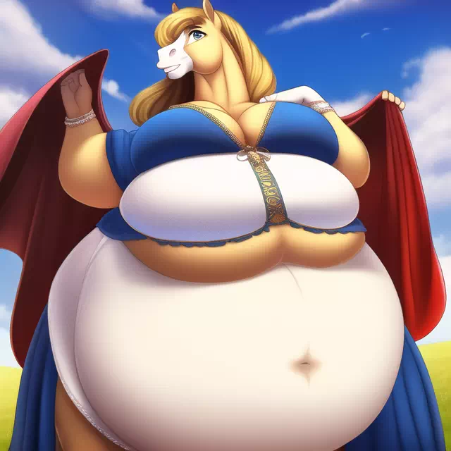 novelAI fat horse girl