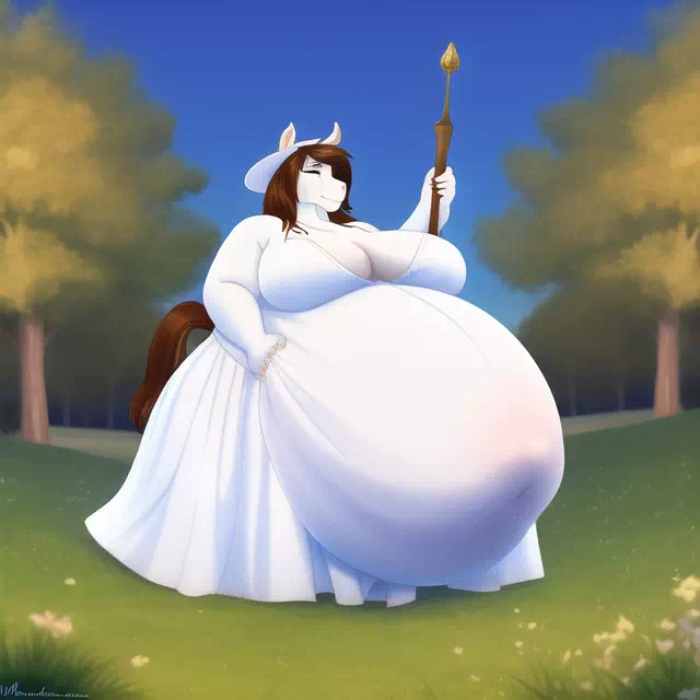 novelAI fat horse girl