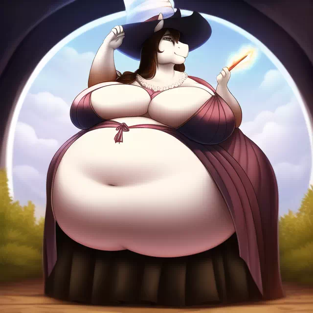 novelAI fat horse girl