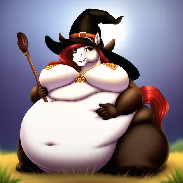 novelAI fat horse girl