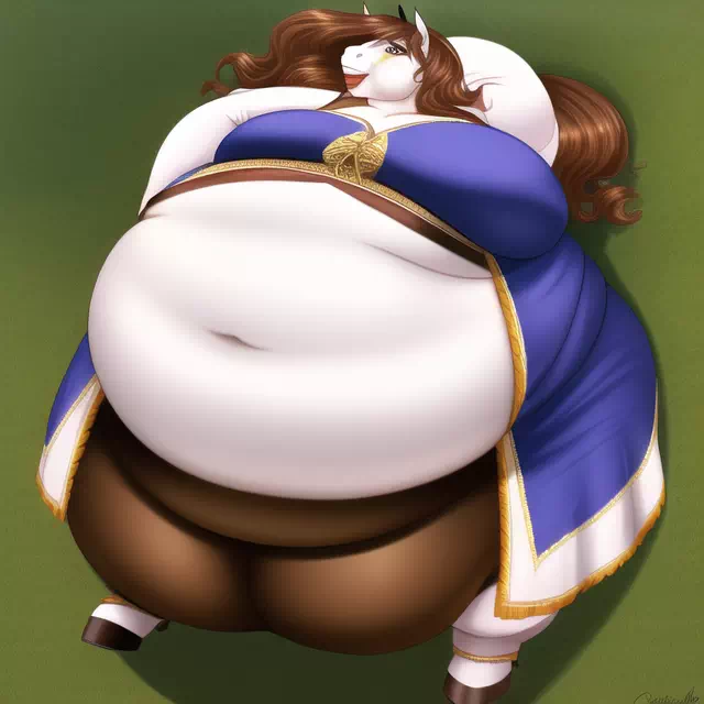 novelAI fat horse girl