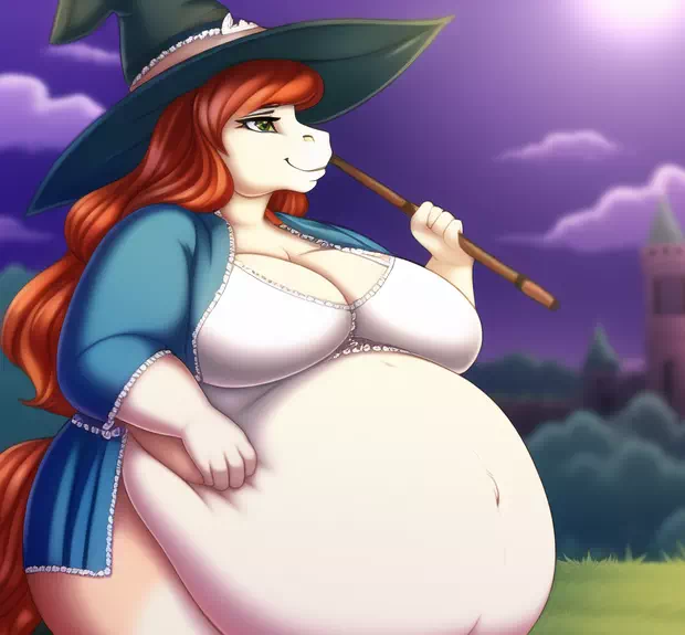 novelAI fat horse girl