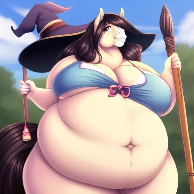 novelAI fat horse girl