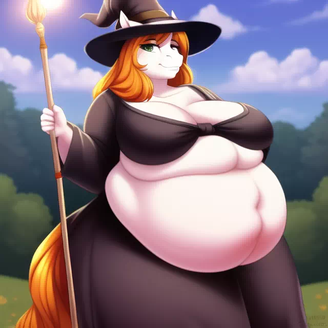 novelAI fat horse girl