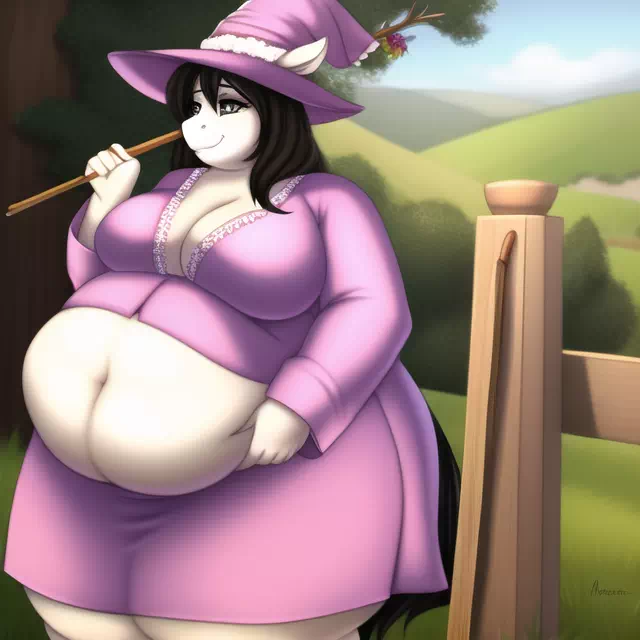 novelAI fat horse girl