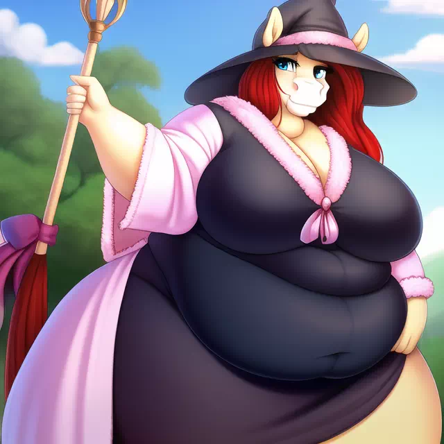 novelAI fat horse girl