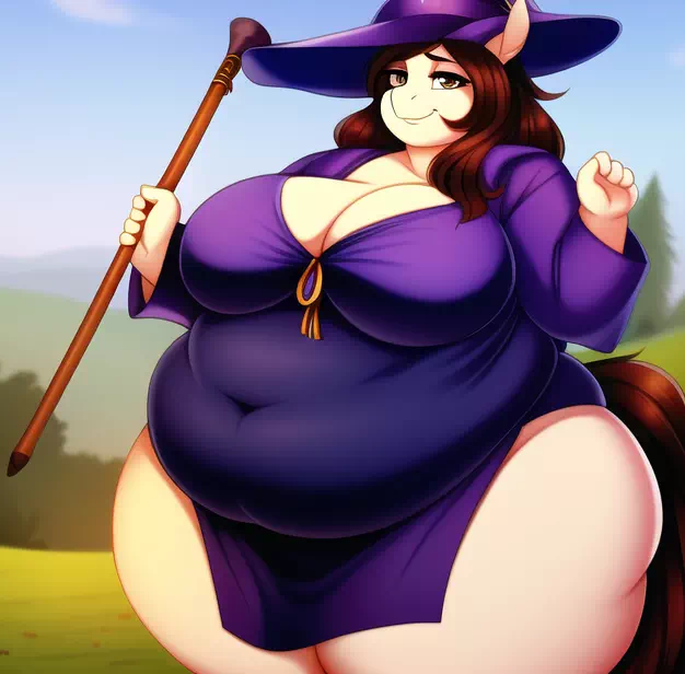 novelAI fat horse girl