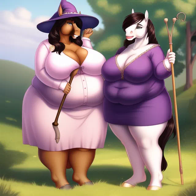 novelAI fat horse girl