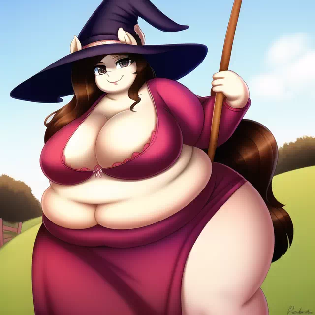 novelAI fat horse girl