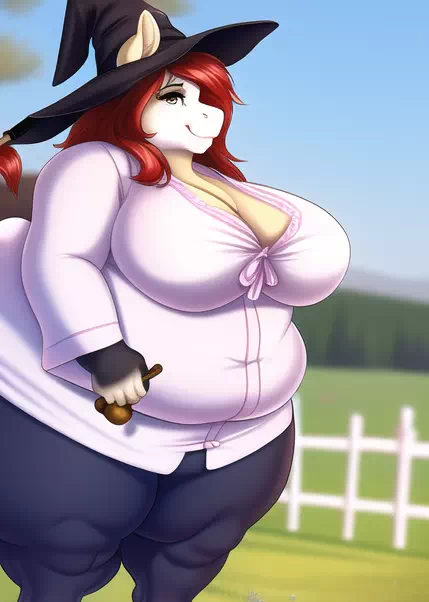 novelAI fat horse girl