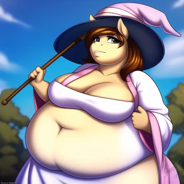 novelAI fat horse girl