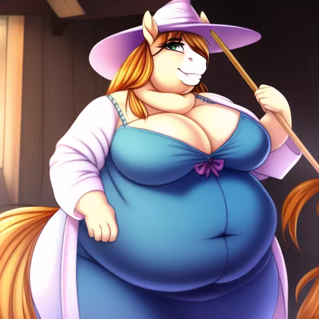 novelAI fat horse girl