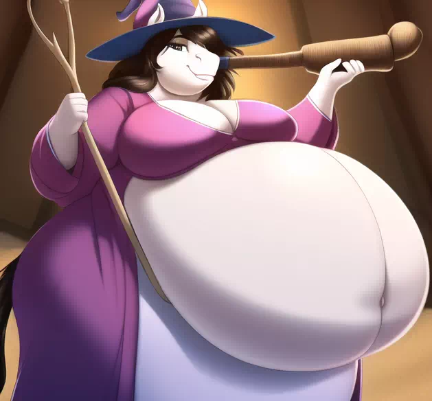 novelAI fat horse girl