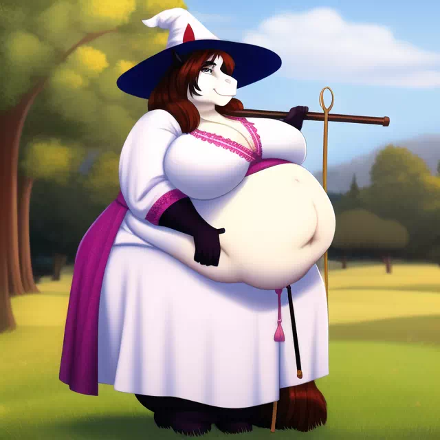 novelAI fat horse girl