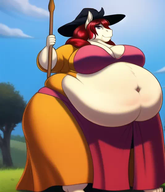 novelAI fat horse girl