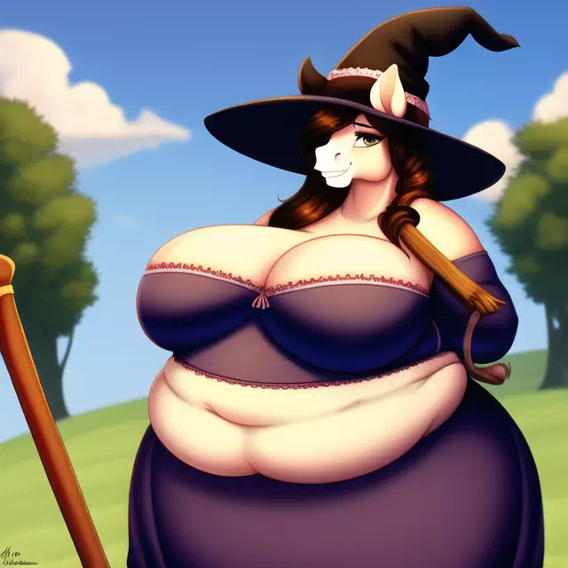 novelAI fat horse girl