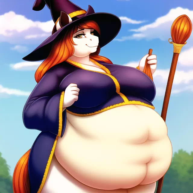 novelAI fat horse girl