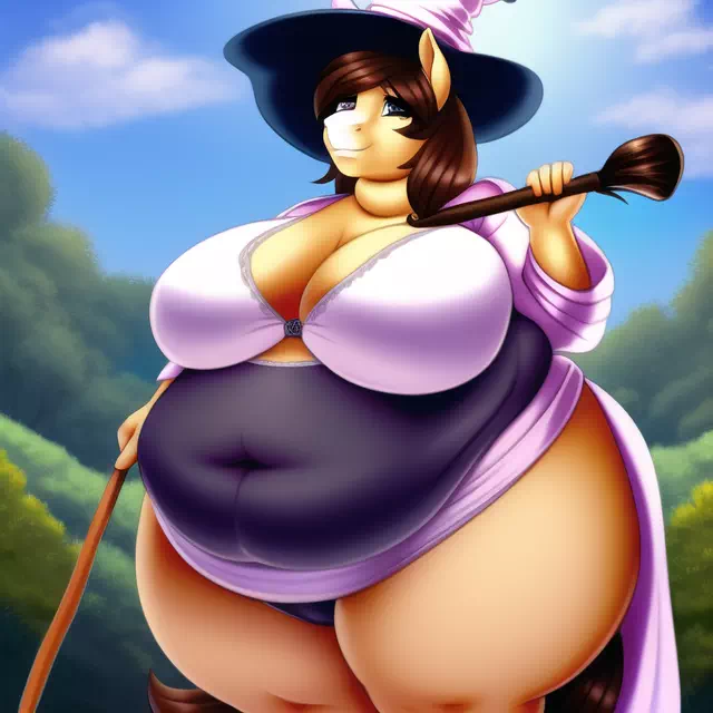 novelAI fat horse girl