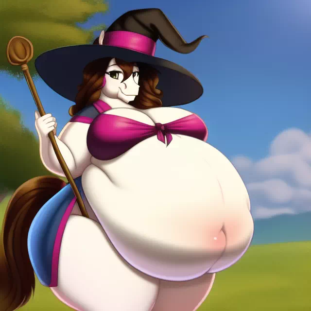 novelAI fat horse girl