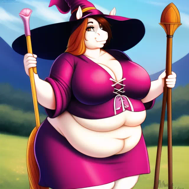 novelAI fat horse girl