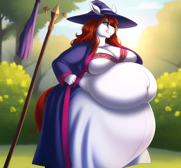 novelAI fat horse girl