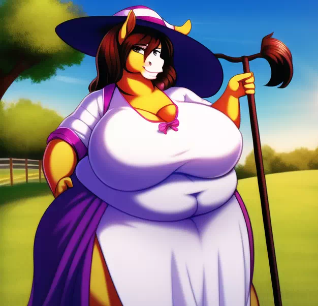 novelAI fat horse girl