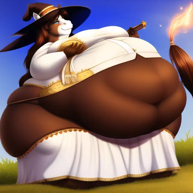 novelAI fat horse girl