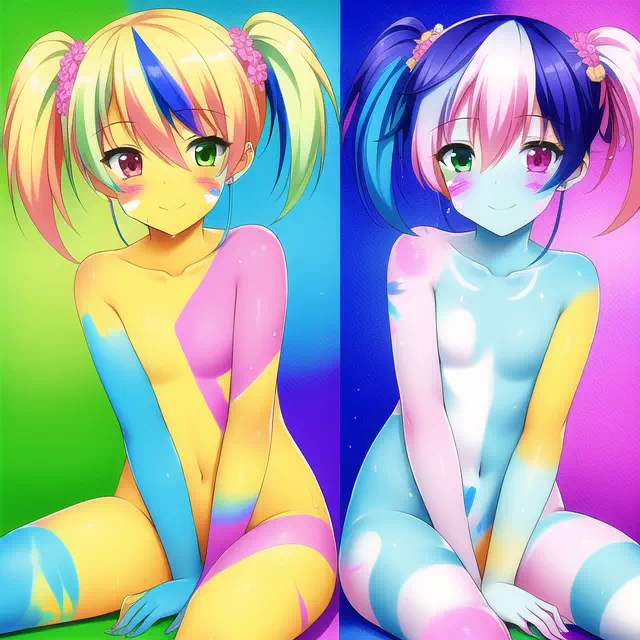 【NovelAI】#46 Multicolor Girls