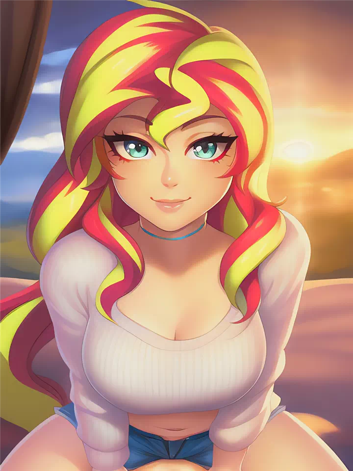 Sunset Shimmer on Top