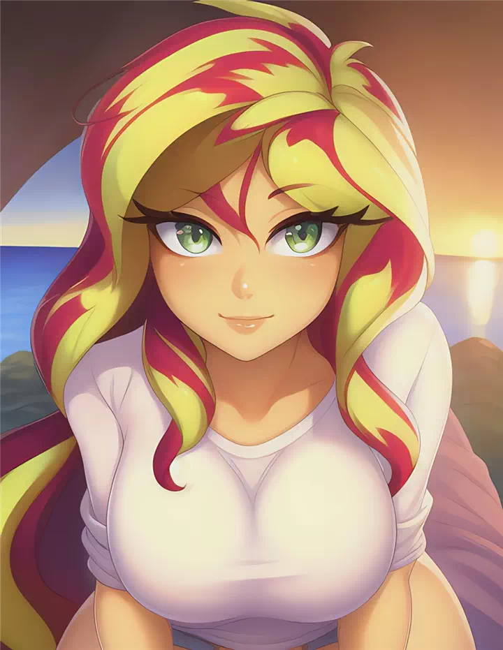 Sunset Shimmer on Top