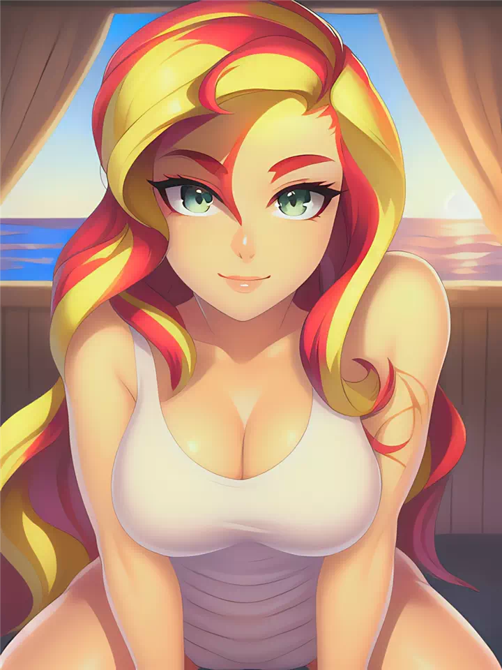 Sunset Shimmer on Top