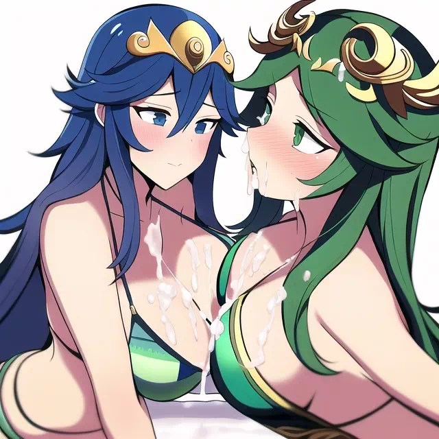 Bath of Cum： Lucina & Palutena