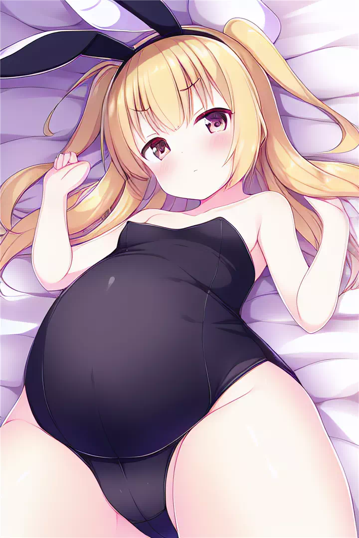 Pregnant loli bunny outfit set