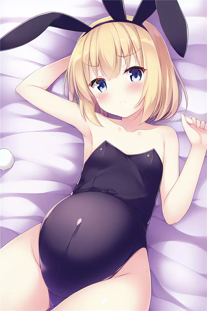 Pregnant loli bunny outfit set