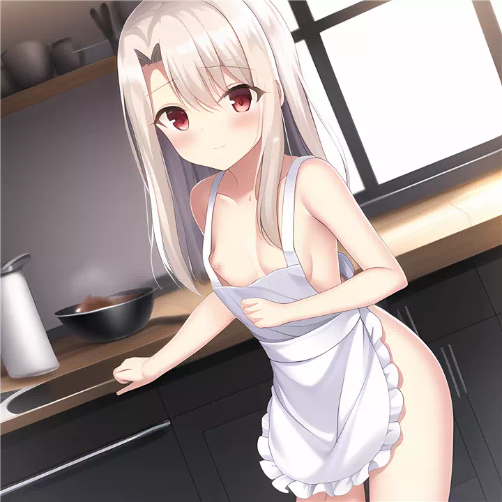 裸エプロンイリヤ(naked apron Illyasviel)