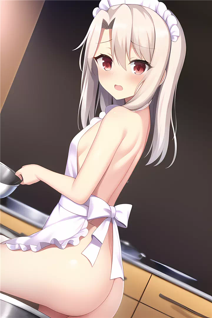 裸エプロンイリヤ(naked apron Illyasviel)