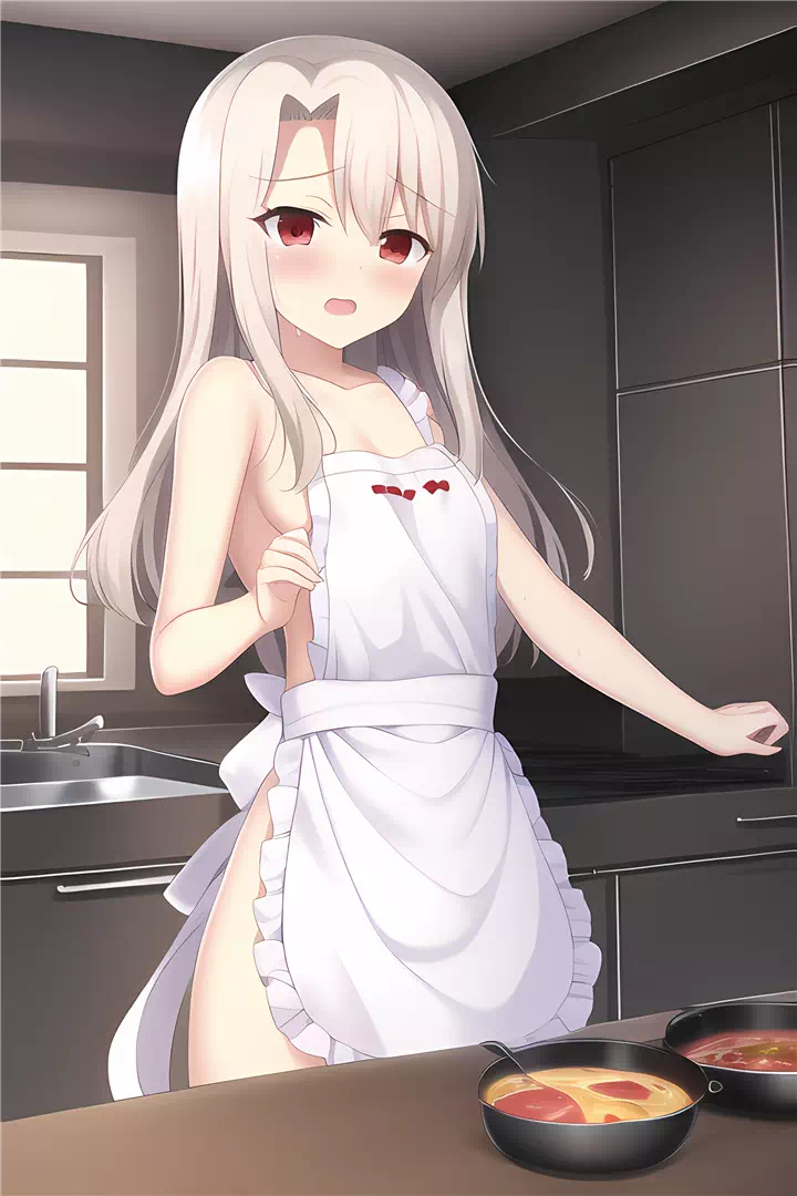 裸エプロンイリヤ(naked apron Illyasviel)