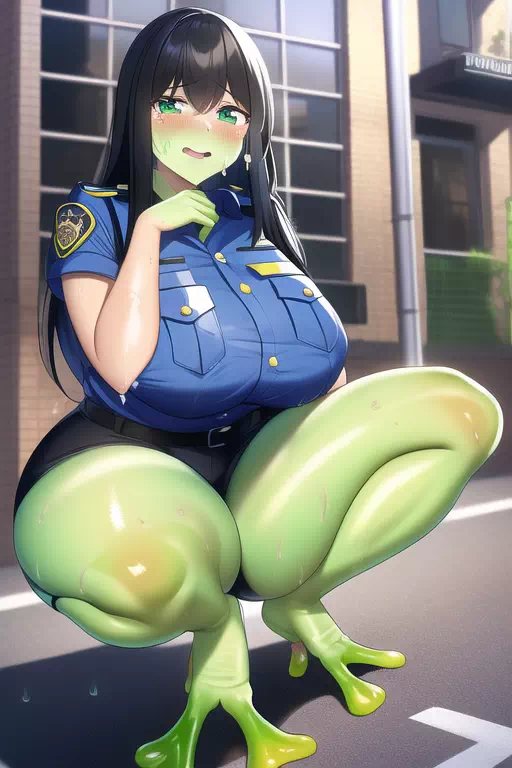 カエル化警官