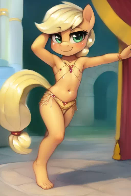 Belly Dancer Applejack 2