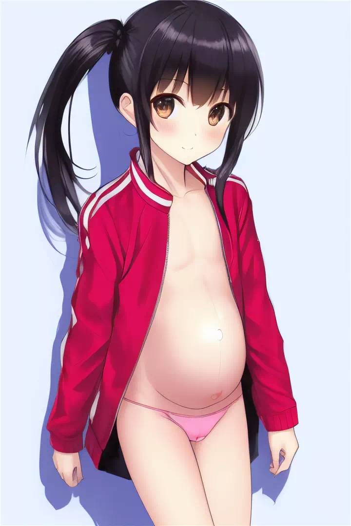 Pregnant loli sketch set 2