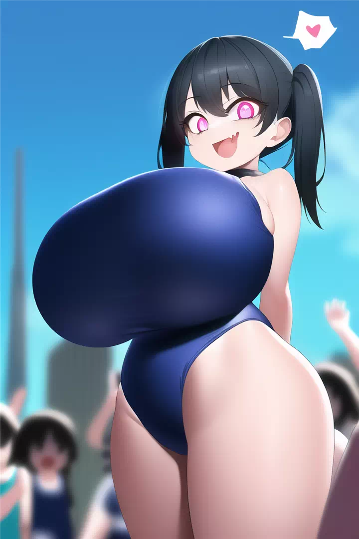 目力が強いスク水ロリ爆乳2